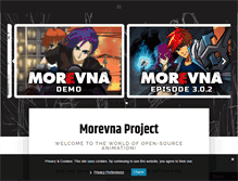 Tablet Screenshot of morevnaproject.org